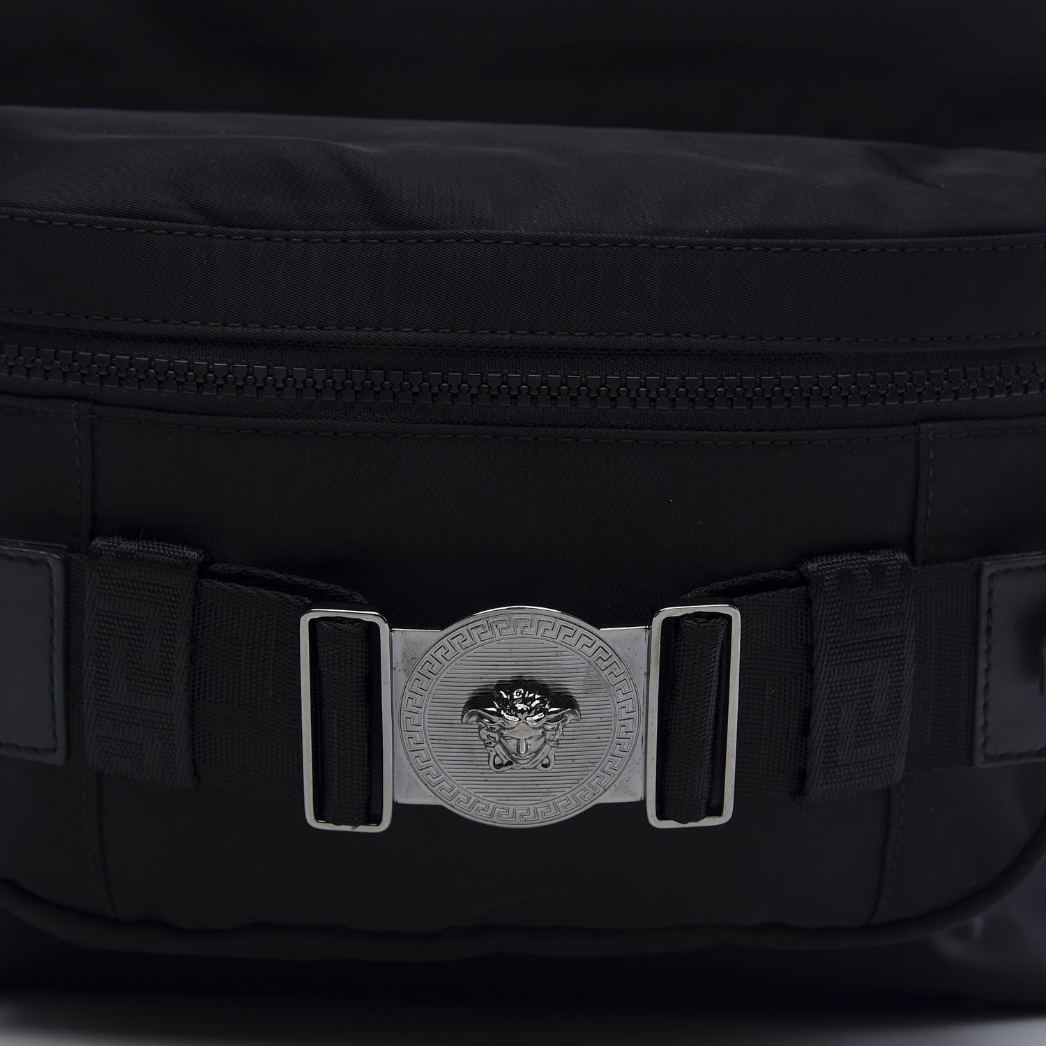 Versace Nylon Palazzo Backpack Black 9 of 9