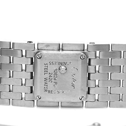 Cartier Stainless Steel Pink Mother of Pearl 21mm Panthere Ruban Quartz Watch 4 of 4