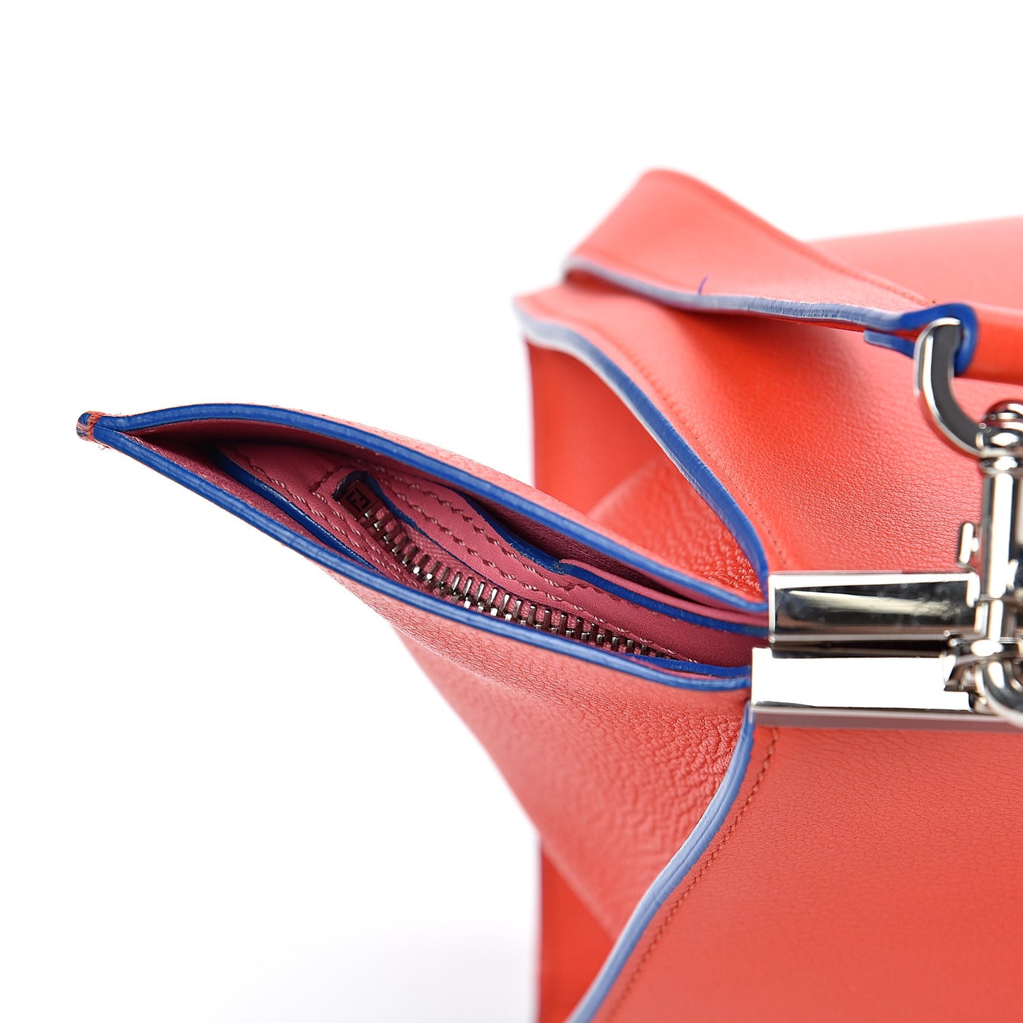 Vitello Dolce Shiny Nappa Petite 3Jours Tote Papavero