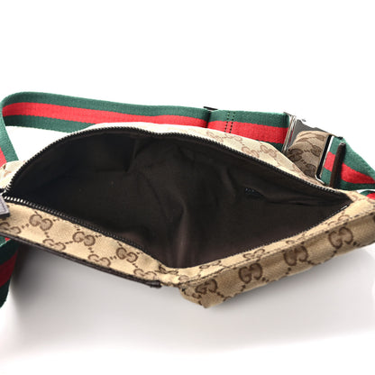 Gucci Monogram Web Belt Bag Dark Brown 5 of 11