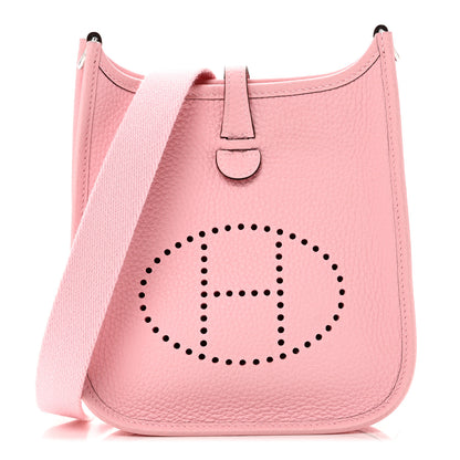 Hermes Taurillon Clemence Evelyne TPM Rose Sakura 1 of 11