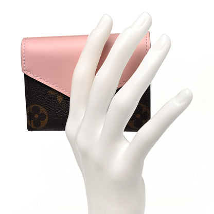Louis Vuitton Monogram Zoe Wallet Rose Ballerine 2 of 9