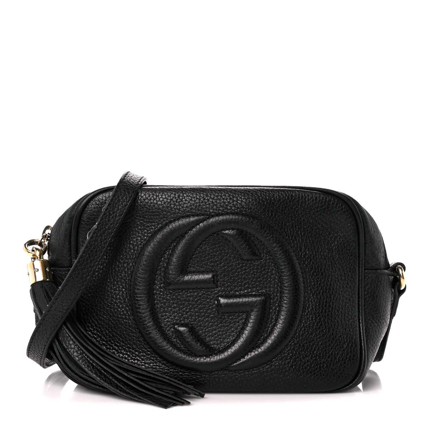 Gucci Pebbled Calfskin Small Soho Disco Bag Black 1 of 12