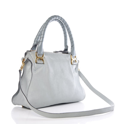 Chloe Calfskin Medium Marcie Satchel Cloudy Blue 4 of 13