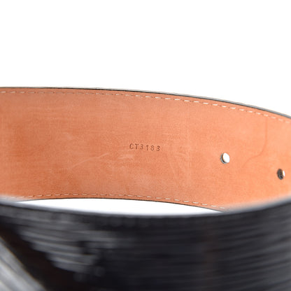 Louis Vuitton Epi Electric 40mm LV Initiales Belt 100 40 Black 5 of 10