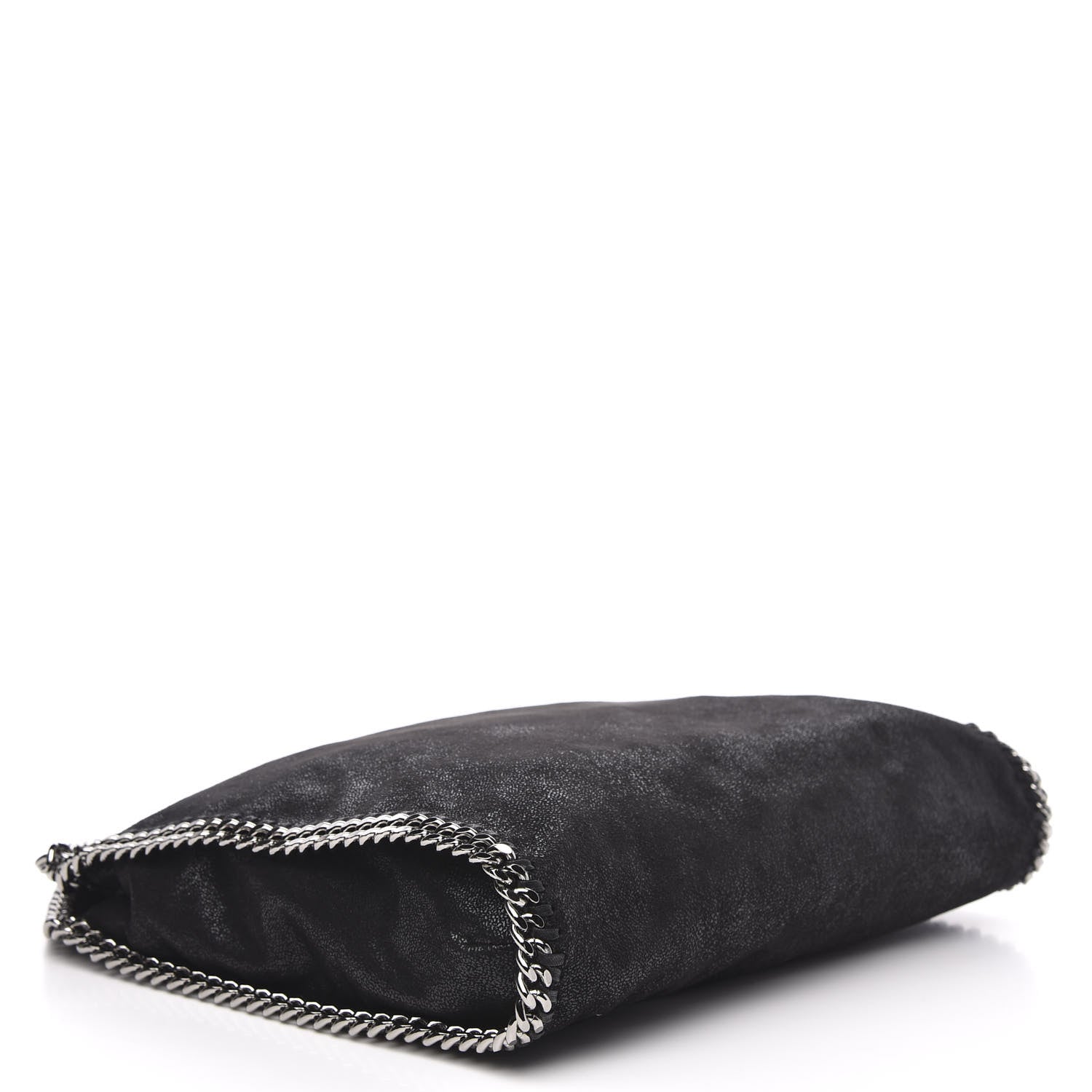 Stella McCartney Shaggy Deer Falabella Fold Over Tote Black 4 of 9