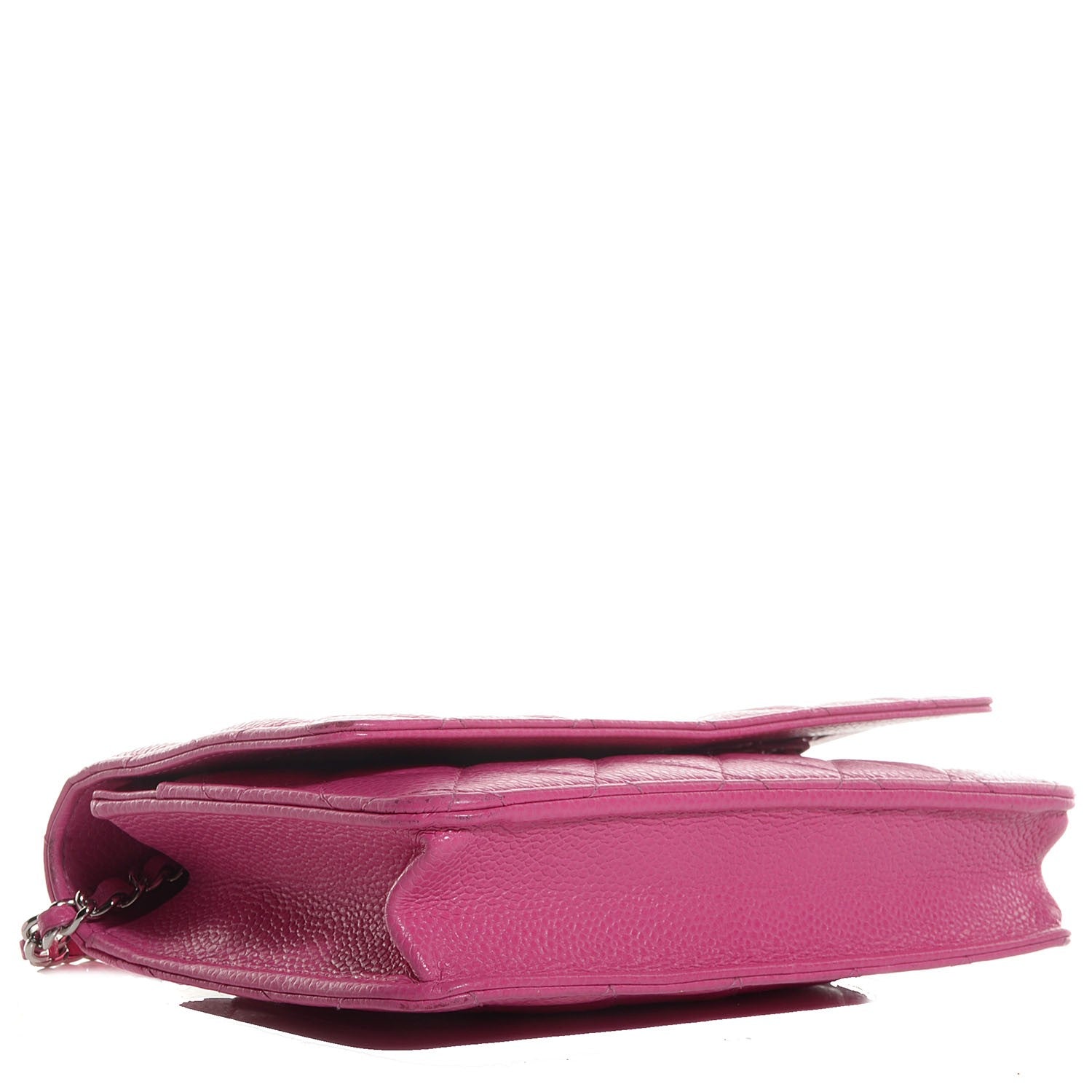 Chanel Caviar Quilted Wallet On Chain WOC Dark Pink 4 of 8