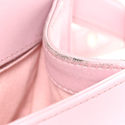 Chanel Lambskin Iridescent PVC Medium Boy Flap Light Pink Silver 11 of 11