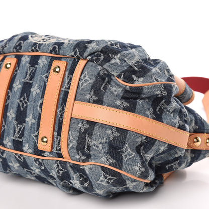 Louis Vuitton Denim Raye Porte Epaule MM 12 of 13