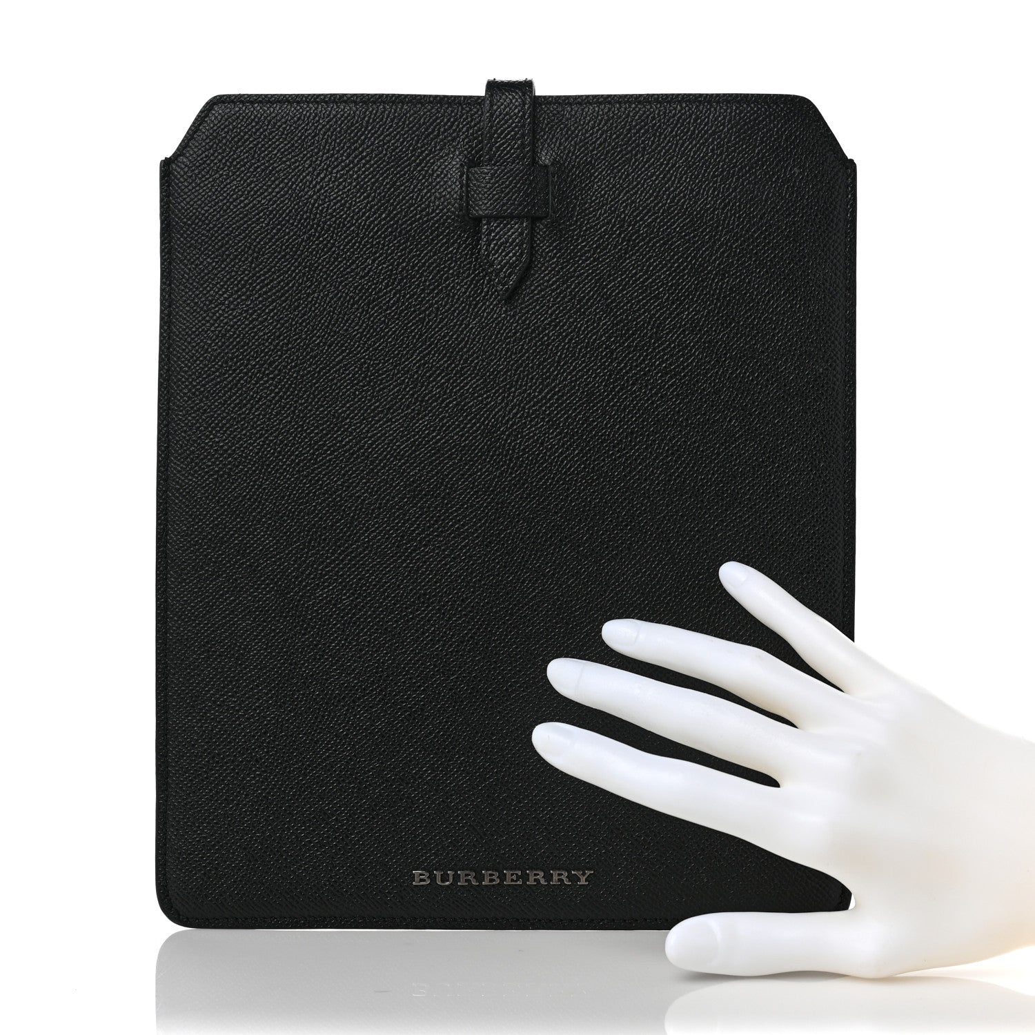Burberry London Grainy Calfskin Tuffley iPad Sleeve Black 2 of 9
