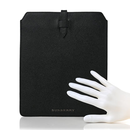 Burberry London Grainy Calfskin Tuffley iPad Sleeve Black 2 of 9