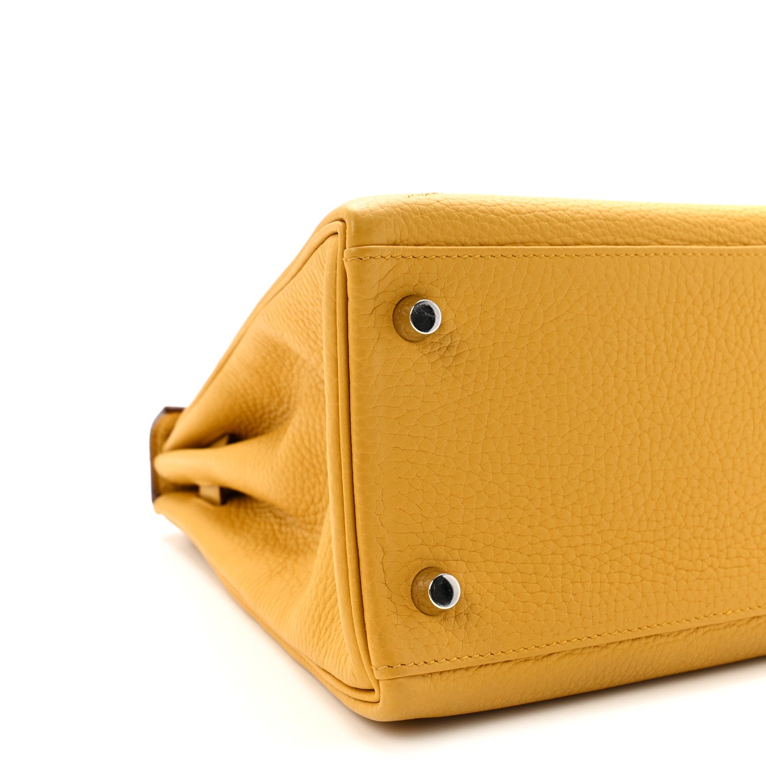 Hermes Togo Kelly Retourne 28 Jaune Ambre 7 of 8