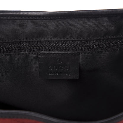Gucci Monogram Jackie O Hobo Red 8 of 9