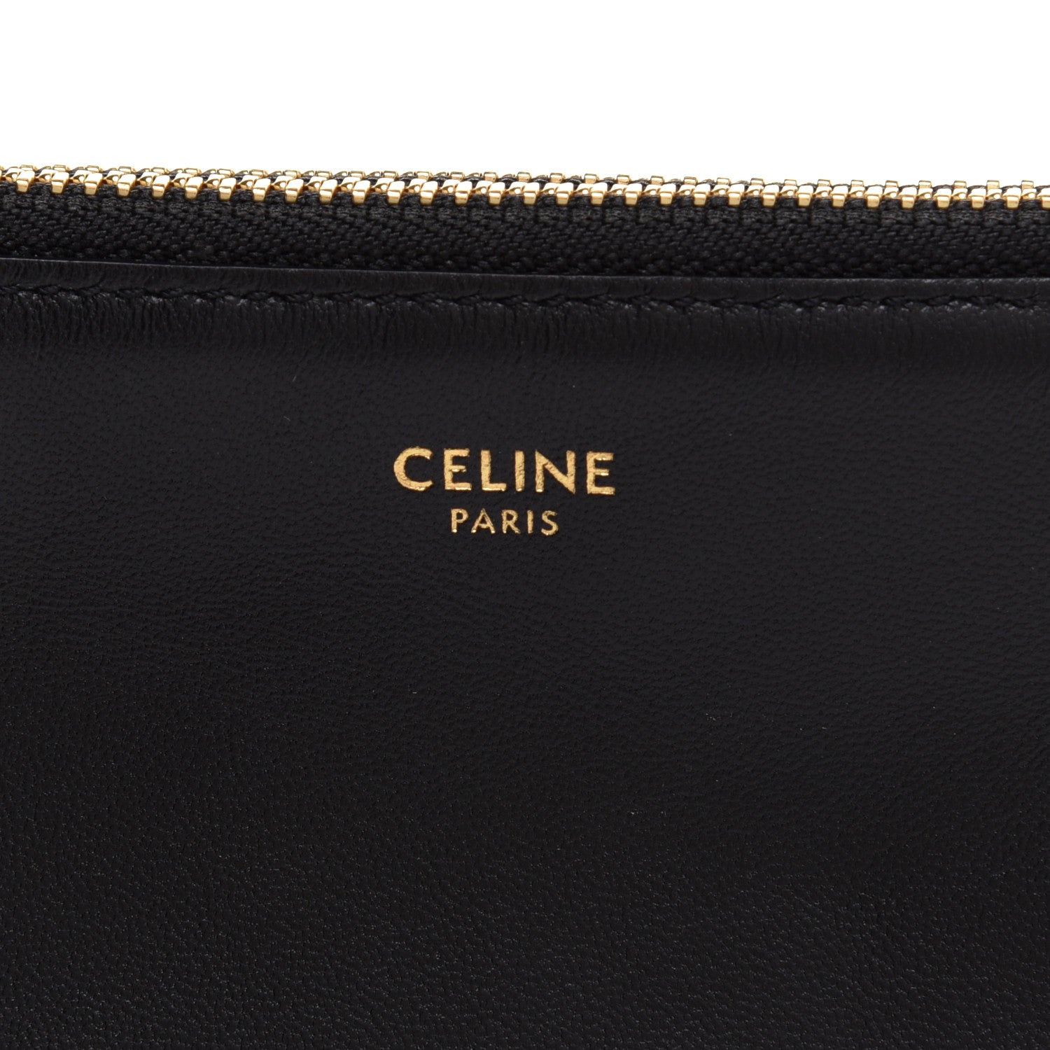 Celine Lambskin Small Trio Crossbody Bag Black 8 of 10
