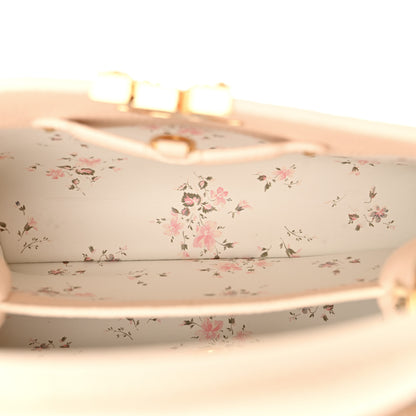 Louis Vuitton Taurillon Bloom Capucines BB Powder Beige 5 of 14