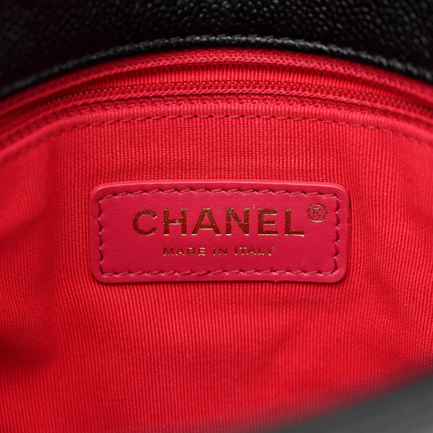 Chanel Shiny Caviar Quilted Small Chain Melody Flap Black 7 of 12