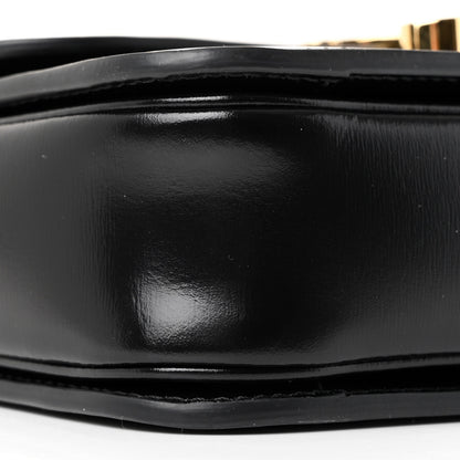 Celine Shiny Calfskin Teen Triomphe Black 9 of 10
