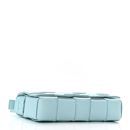 Bottega Veneta Calfskin Maxi Intreccio Cassette Bag Pale Blue 4 of 9