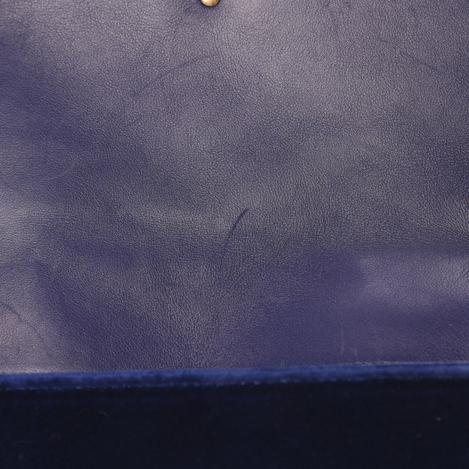 Gucci Velvet Matelasse Medium GG Marmont Shoulder Bag Cobalt Blue 11 of 14