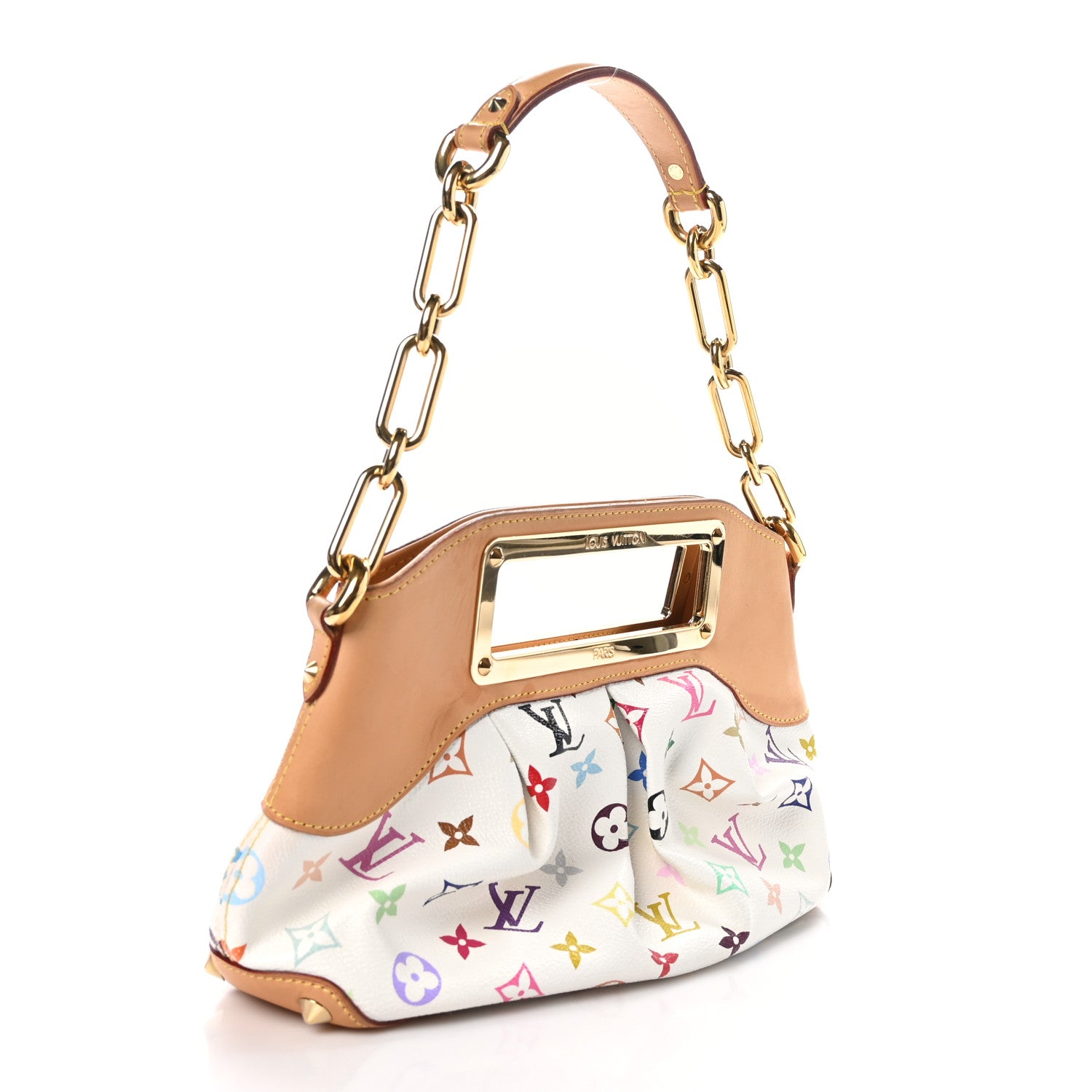 Louis Vuitton Monogram Multicolor Judy PM White 3 of 10