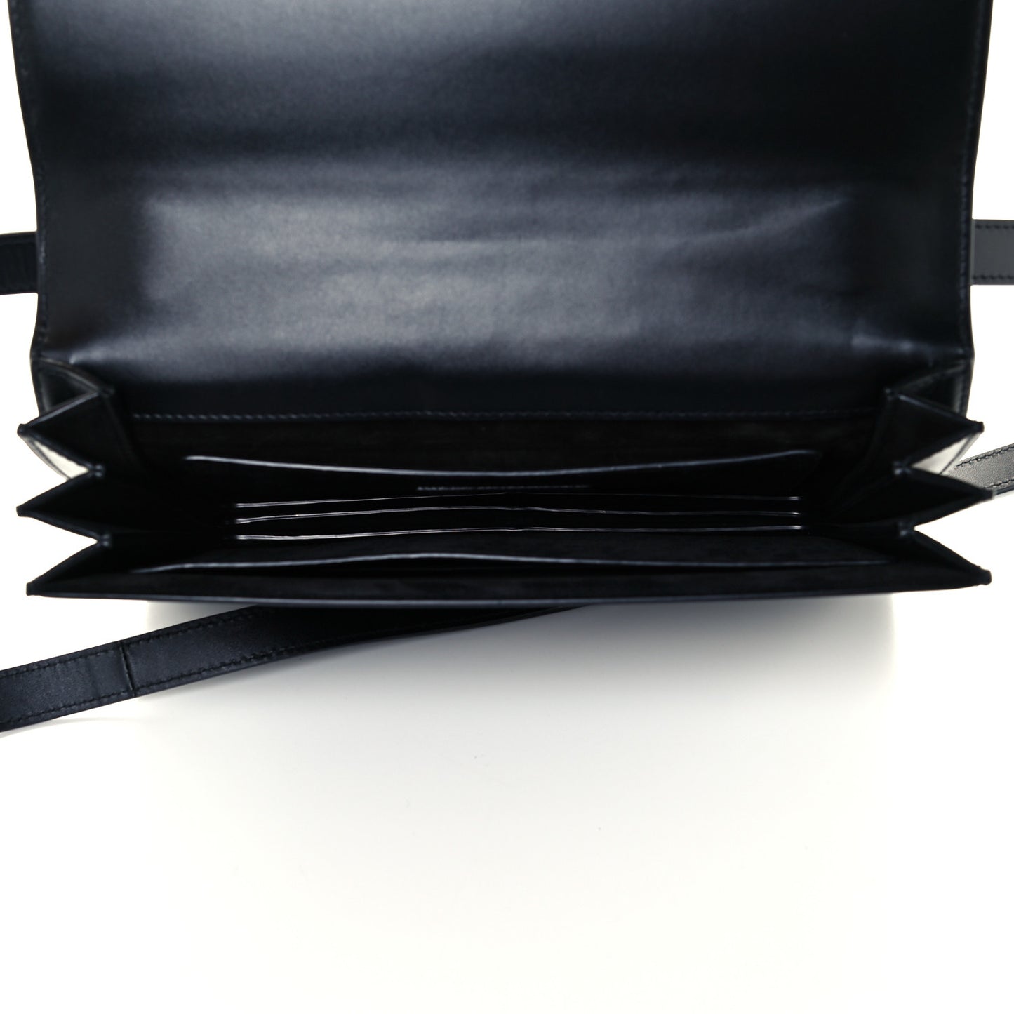 Smooth Calfskin Shoulder Bag Black