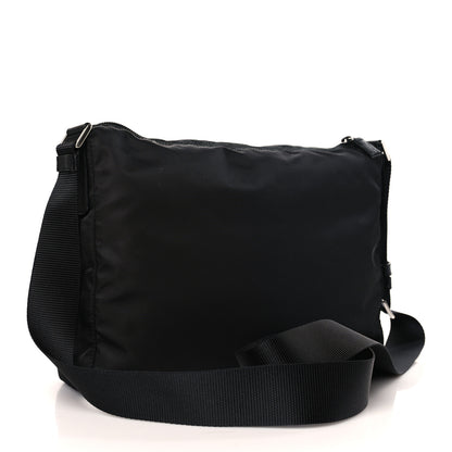Prada Tessuto Nylon Messenger Bag Black 3 of 9
