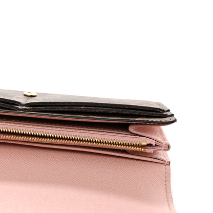 Louis Vuitton Monogram Sarah Wallet NM Rose Ballerine 9 of 11