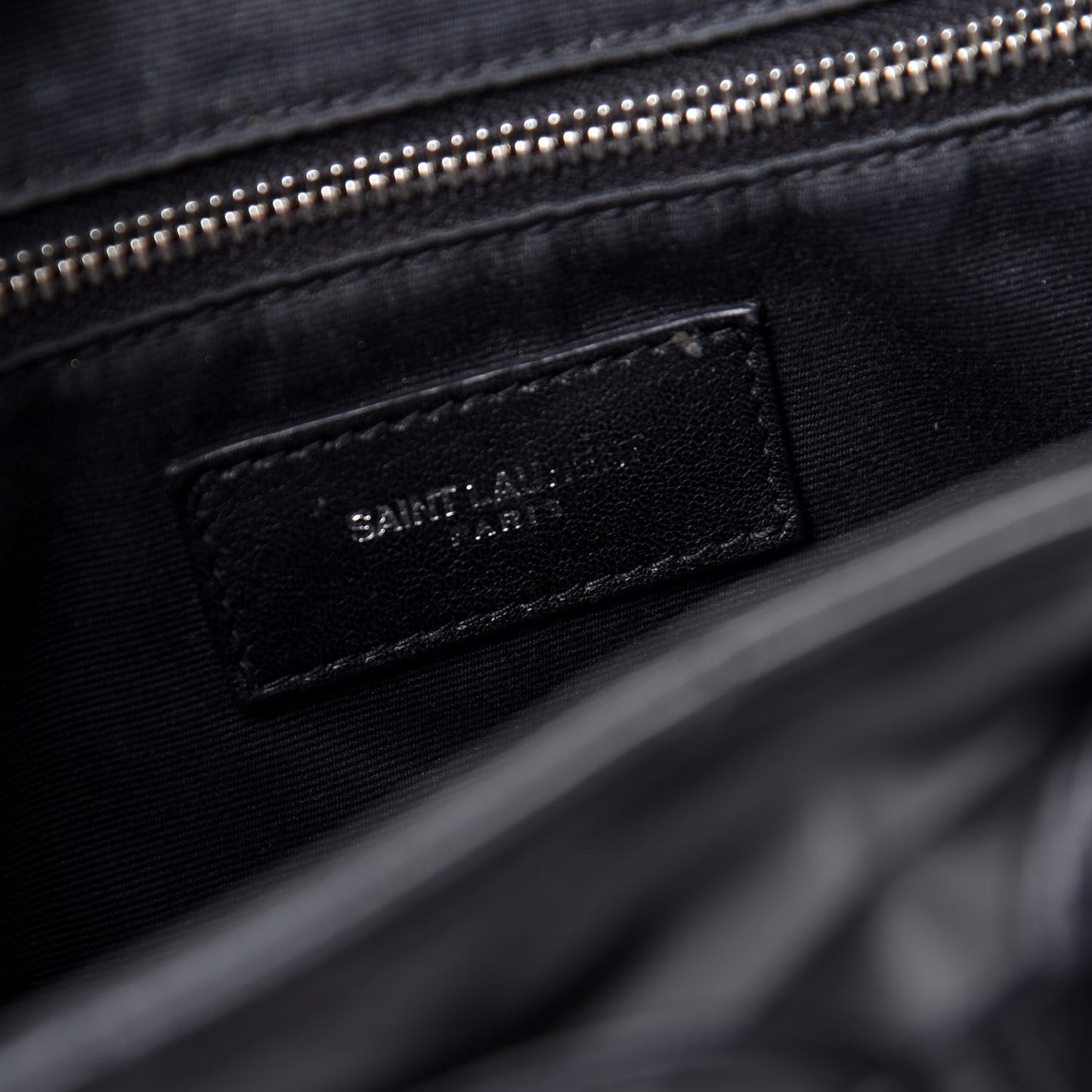 Calfskin Y Quilted Monogram Small Loulou Backpack Black