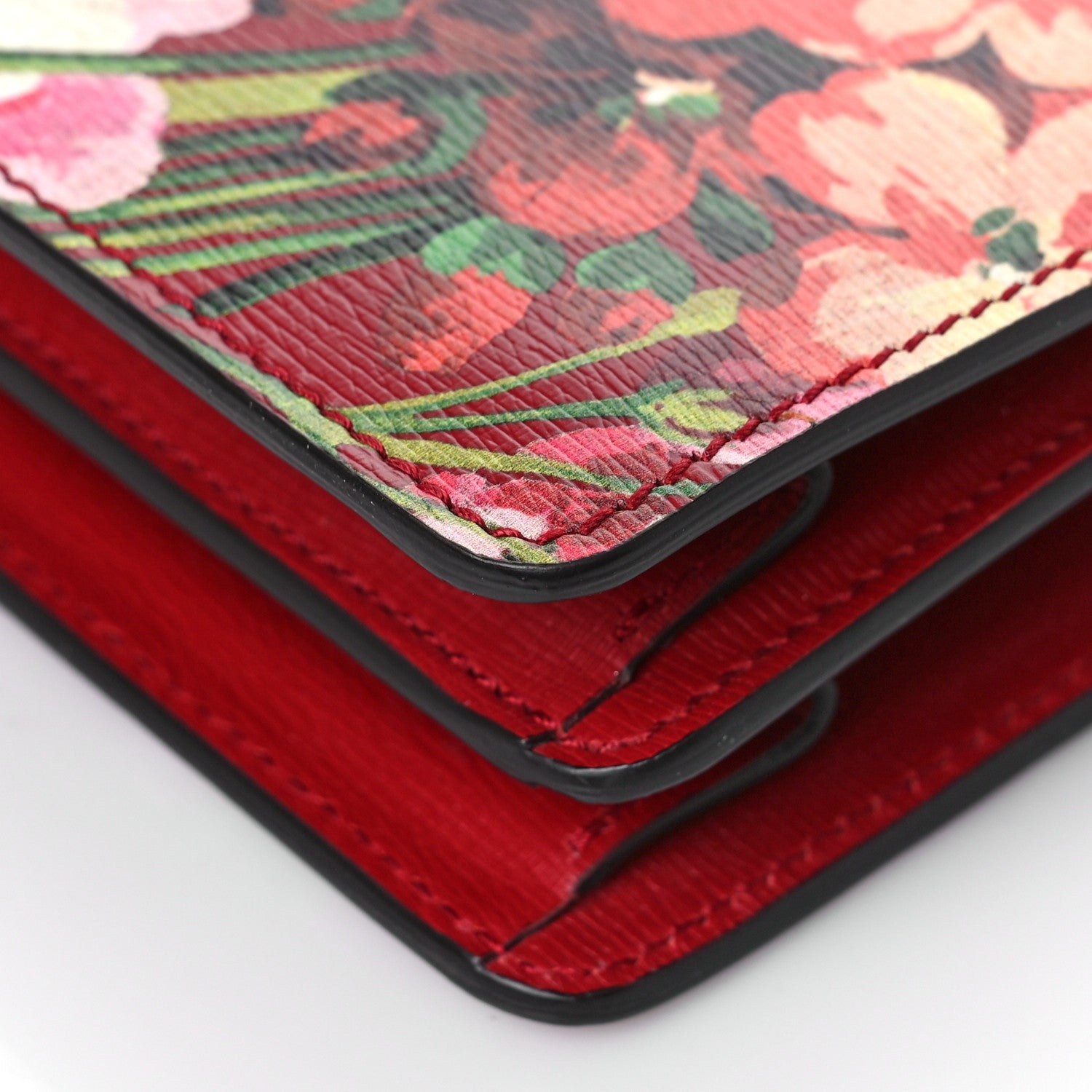Gucci Calfskin Blooms Print Medium Dionysus Shoulder Bag Romantic Cherry Multicolor 9 of 11