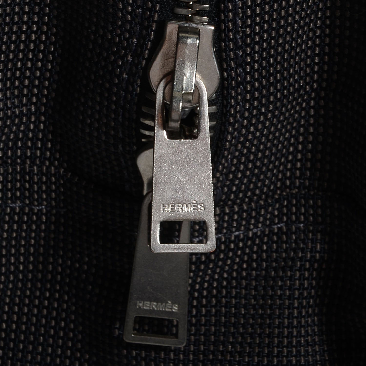 Hermes Canvas Herline Backpack Grey 4 of 13