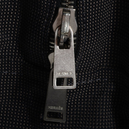Hermes Canvas Herline Backpack Grey 4 of 13