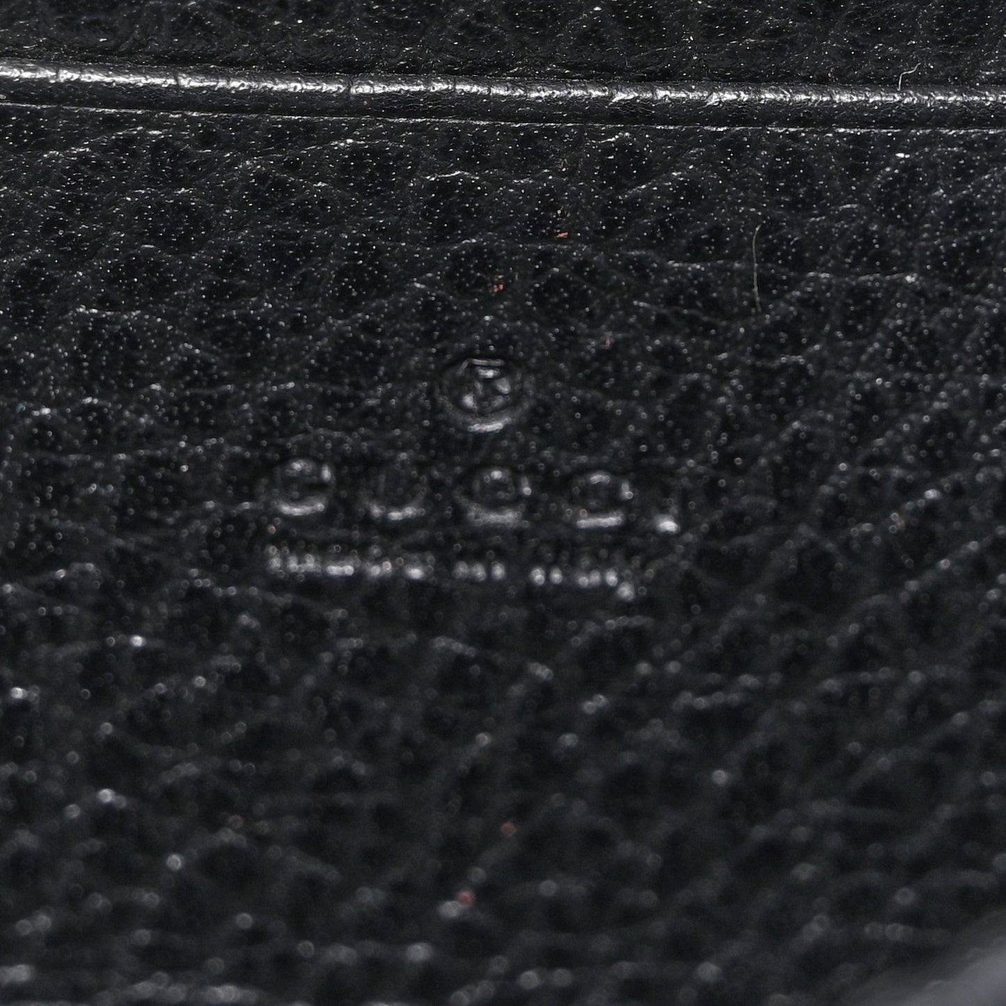 Calfskin Mini Dionysus Chain Wallet Black