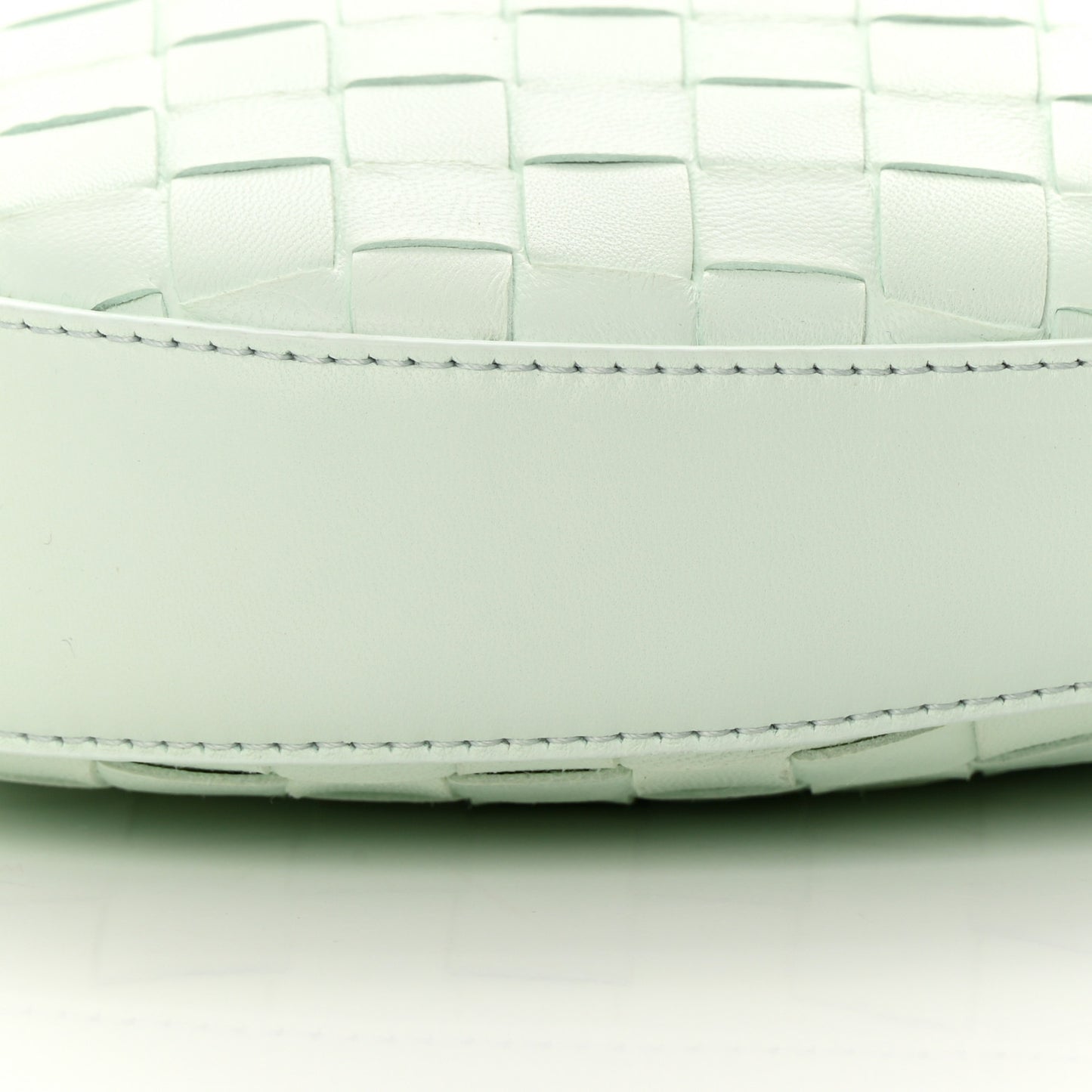 Nappa Intrecciato Small Drop Shoulder Bag Glacier