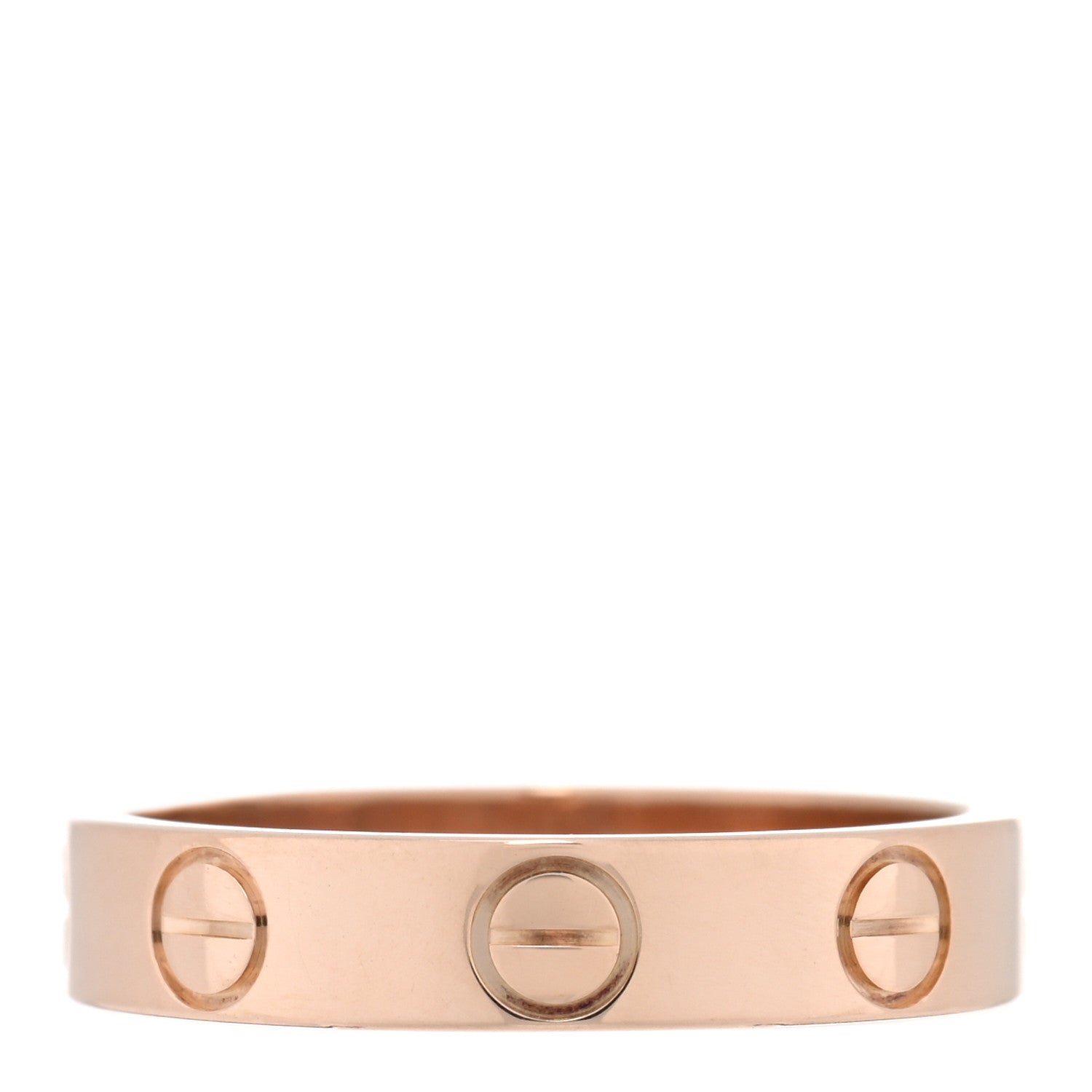 Cartier 18K Pink Gold 3.5mm LOVE Wedding Band Ring 47 4 3 of 4