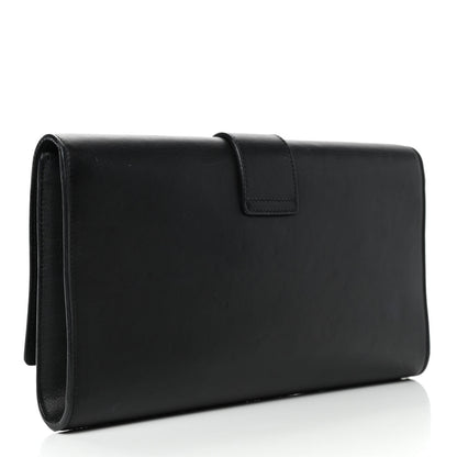 Saint Laurent Calfskin Classic Y Ligne Clutch Black 2 of 7