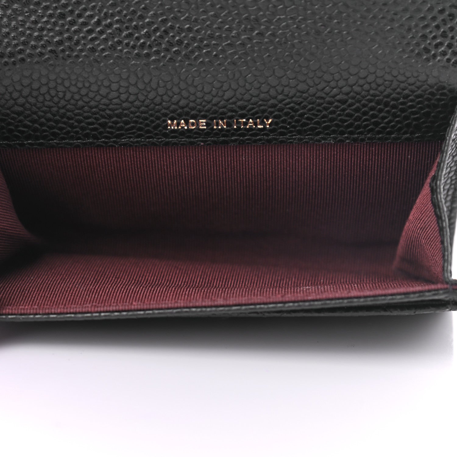 Chanel Caviar Quilted Flap Card Holder Wallet Black 5 of 8