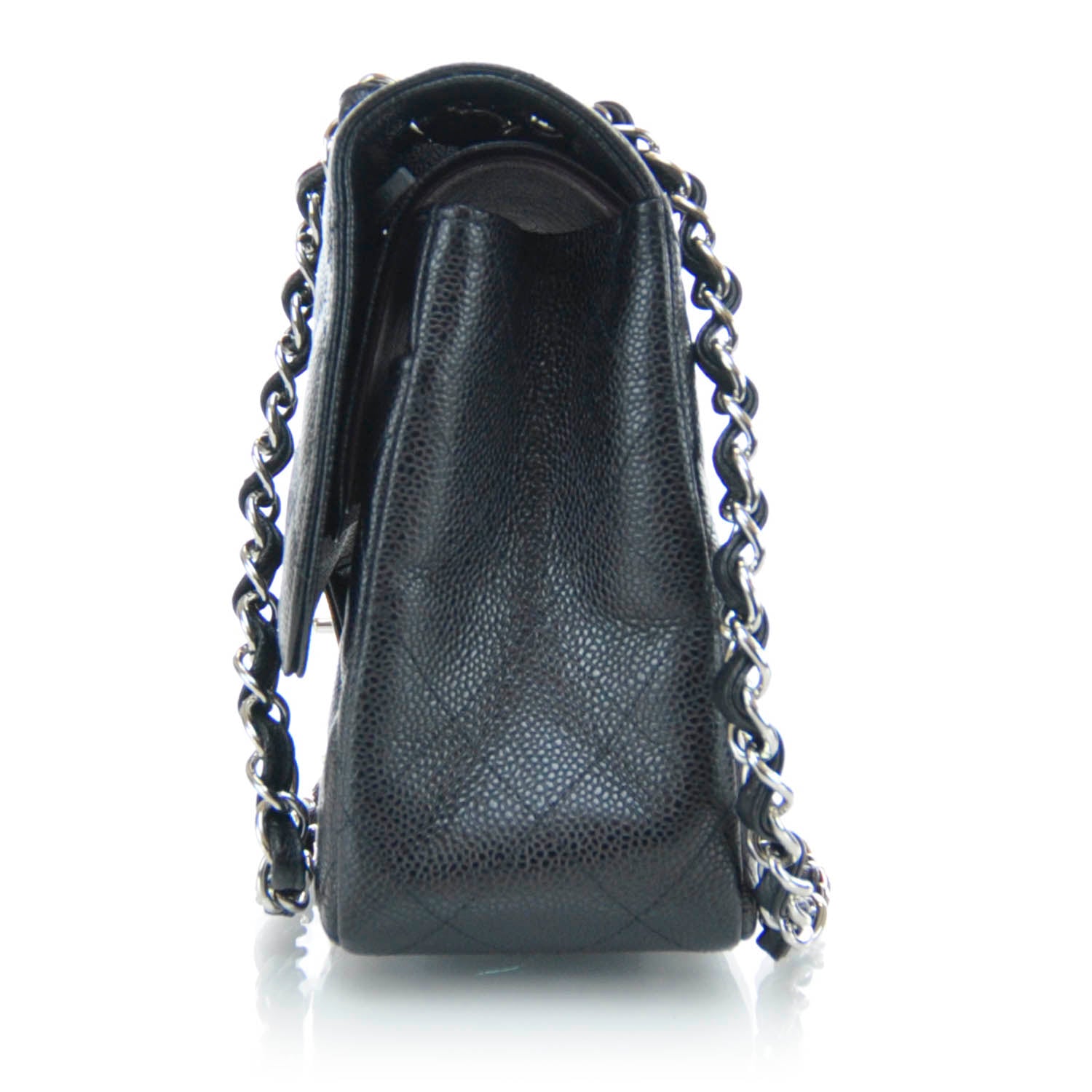 Chanel Caviar Quilted Jumbo Double Flap Black 4 of 10