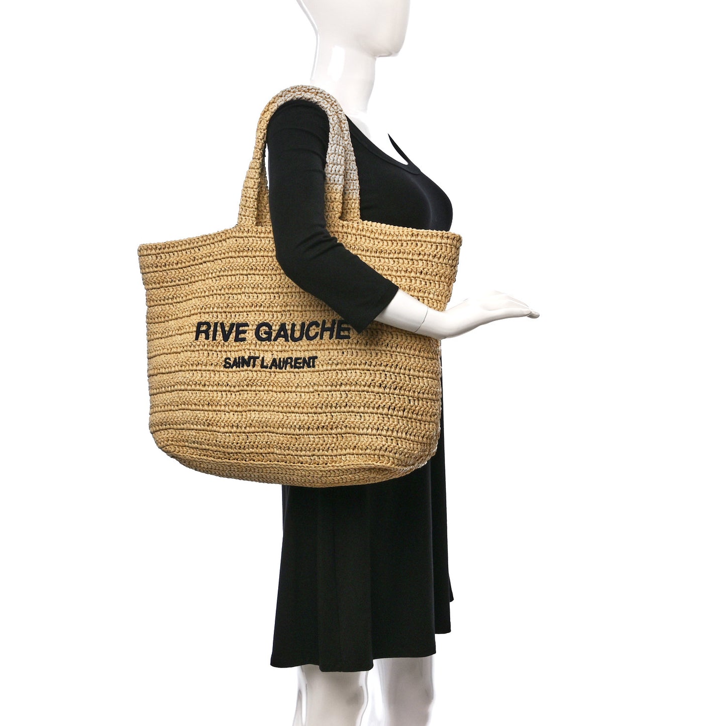 Raffia Rive Gauche Tote Natural