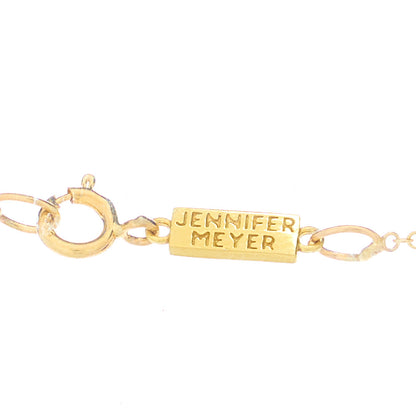Jennifer Meyer 18K Yellow Gold Heart By The Inch Necklace 3 of 4