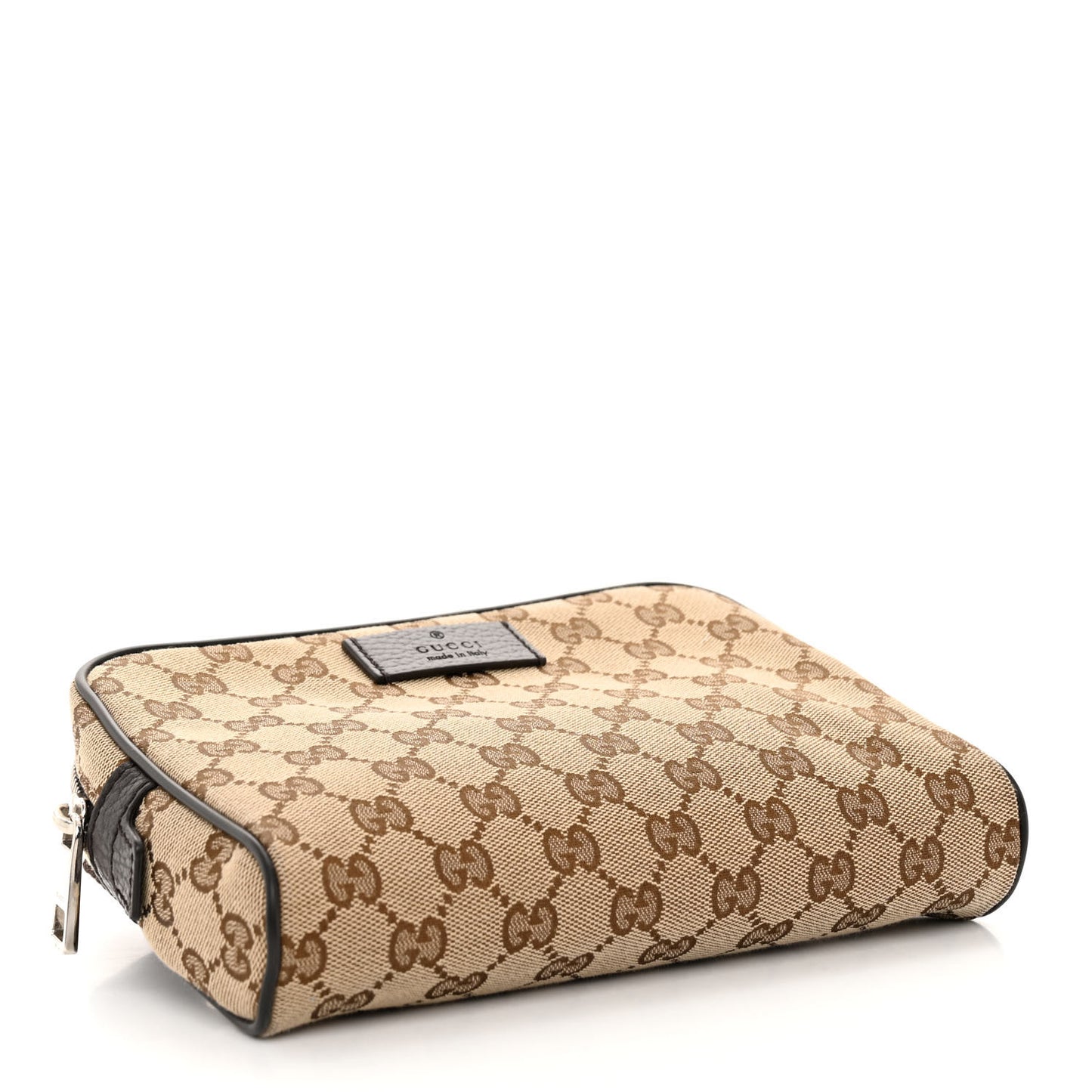 Monogram Dollar Calfskin Belt Bag Beige Ebony Testa di Moro Marrone Scuro