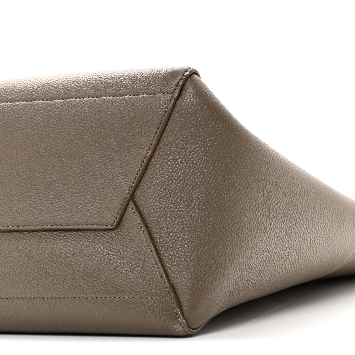 Celine Soft Grained Calfskin Sangle Bucket Bag Taupe 10 of 10