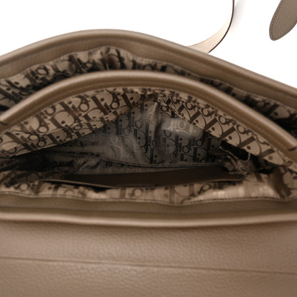 Christian Dior Grained Calfskin Mens Pillow Bag Khaki 7 of 12