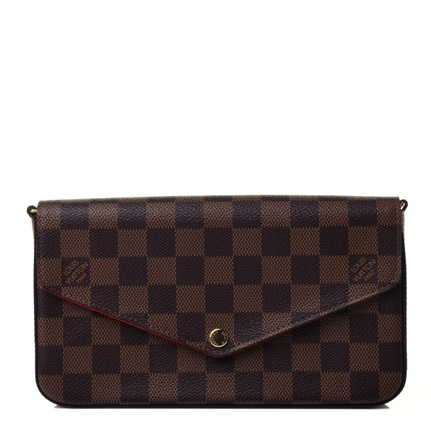 Damier Ebene Pochette Felicie Chain Wallet