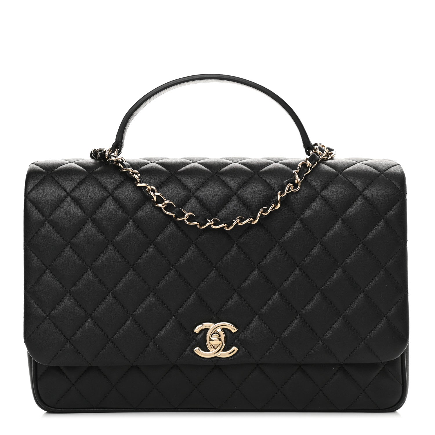 Chanel Lambskin Quilted Medium Citizen Chic Flap Black 1 of 11