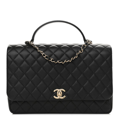 Chanel Lambskin Quilted Medium Citizen Chic Flap Black 1 of 11