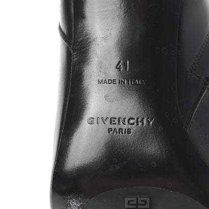 Givenchy Calfskin G Cube Heel Ankle Boots 41 Black 8 of 8