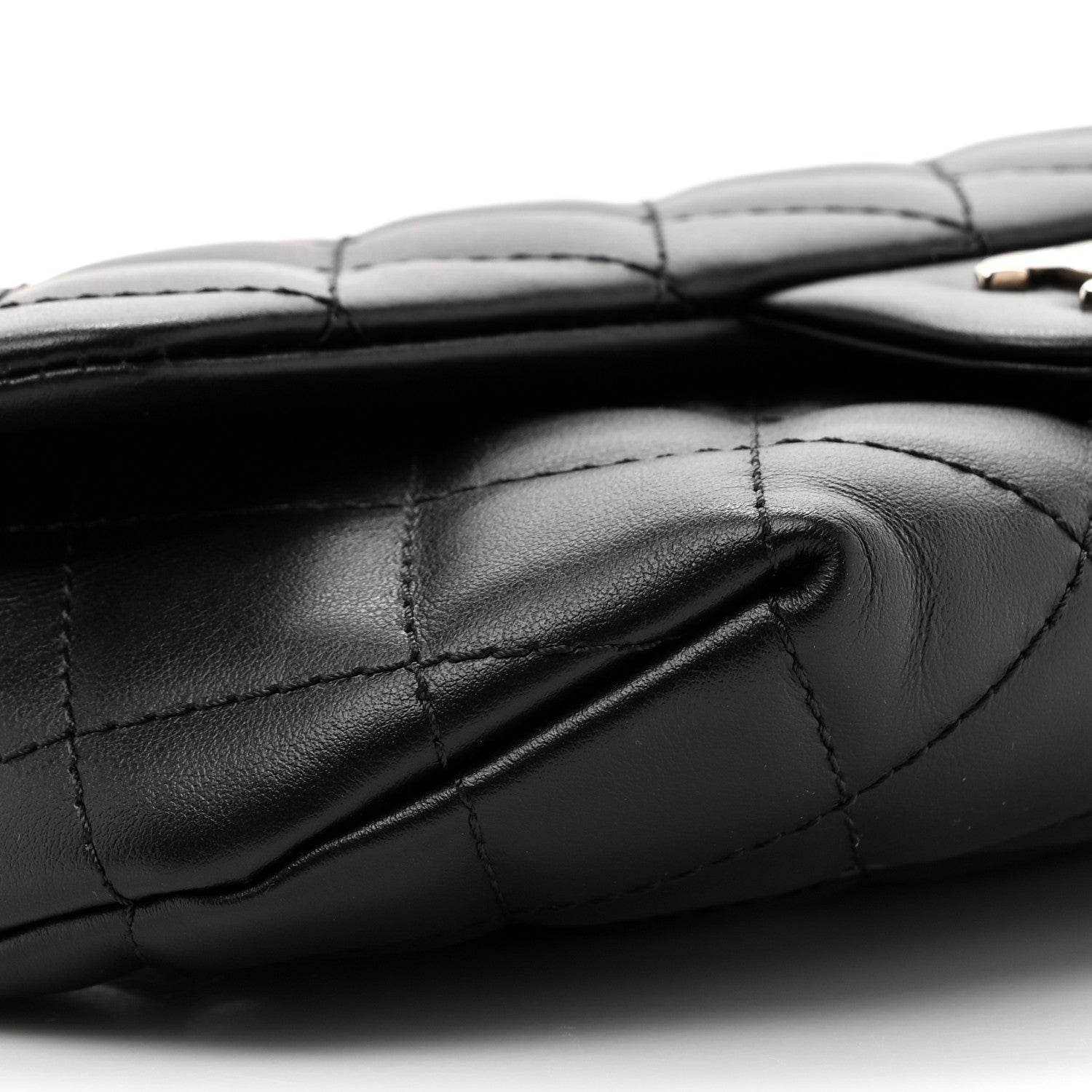 Chanel Calfskin Quilted CC Uniform Flap Belt Bag Black 10 of 10