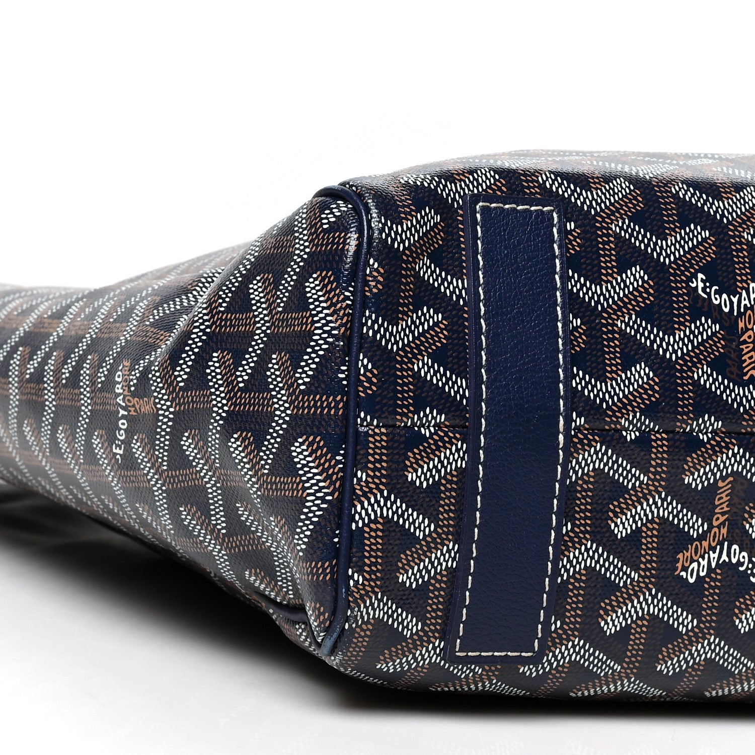 Goyard Goyardine Voltaire III Tote Navy 8 of 10