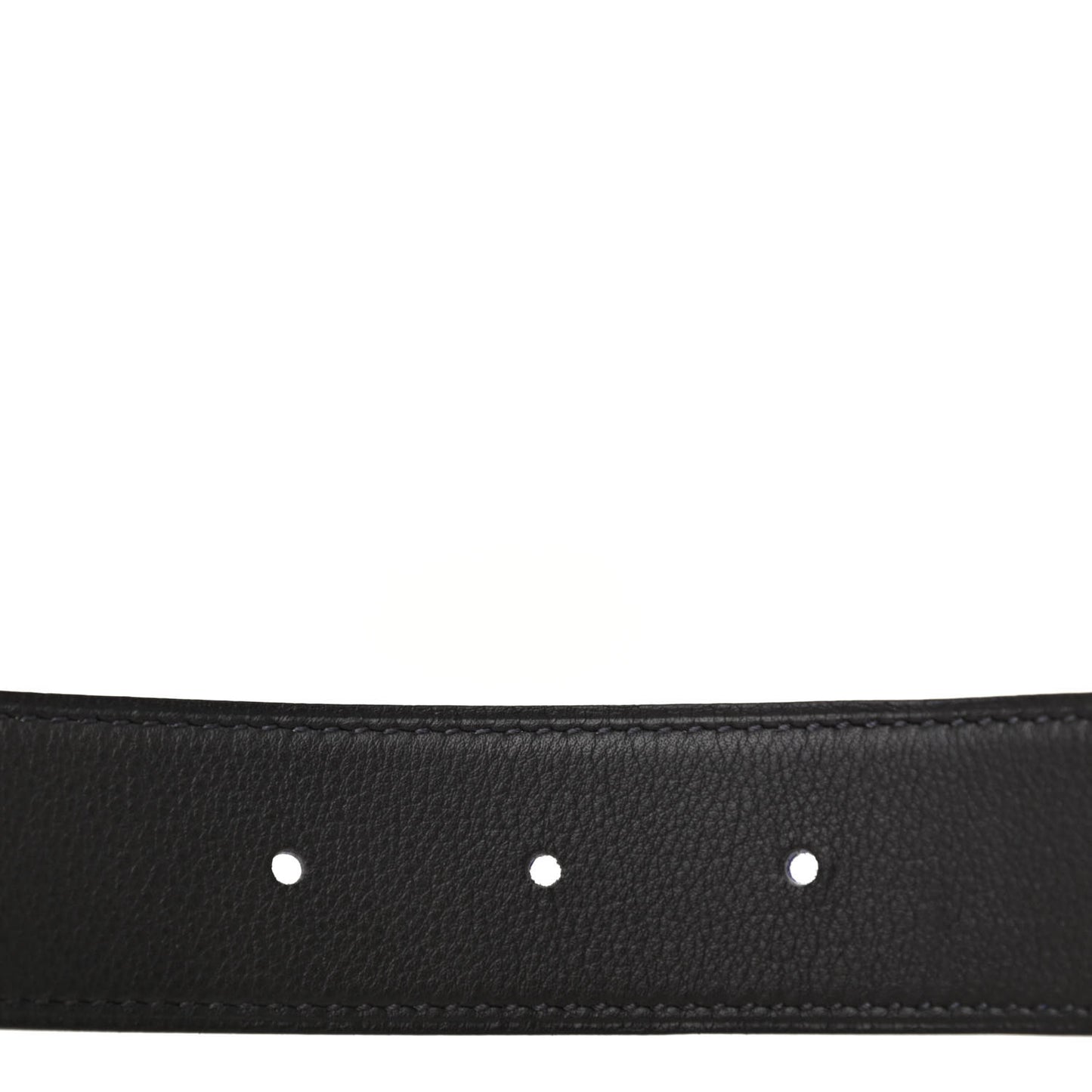 Swift Epsom 32mm Belt Strap 85 Black Bleu Electrique