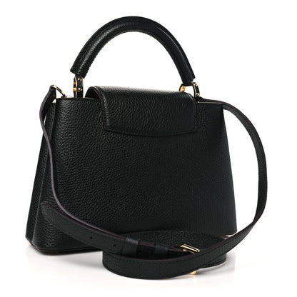Louis Vuitton Taurillon Capucines BB  Black 3 of 9